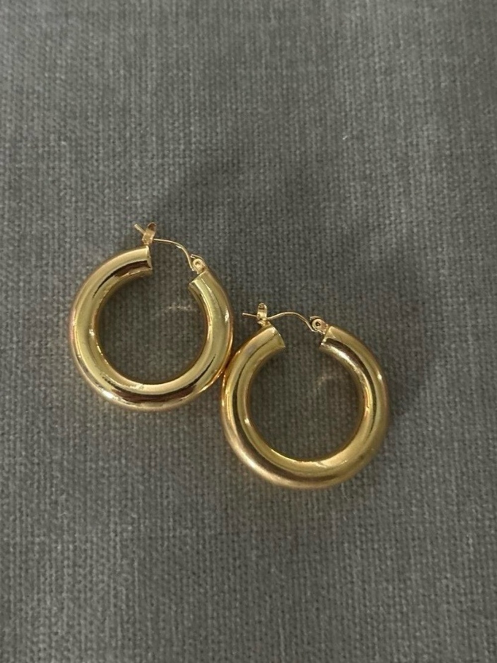 Target Classic Gold Chunky Hoop Earrings for Women